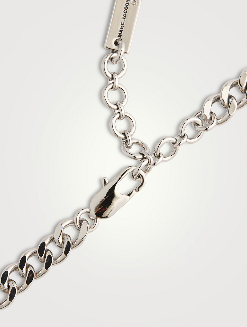ネックレス・ペンダント Sticker Charm Necklace - Marc Jacobs - l - Silver Marc Jacobs Sticker Charm Statement Necklace in Metallic | Lyst