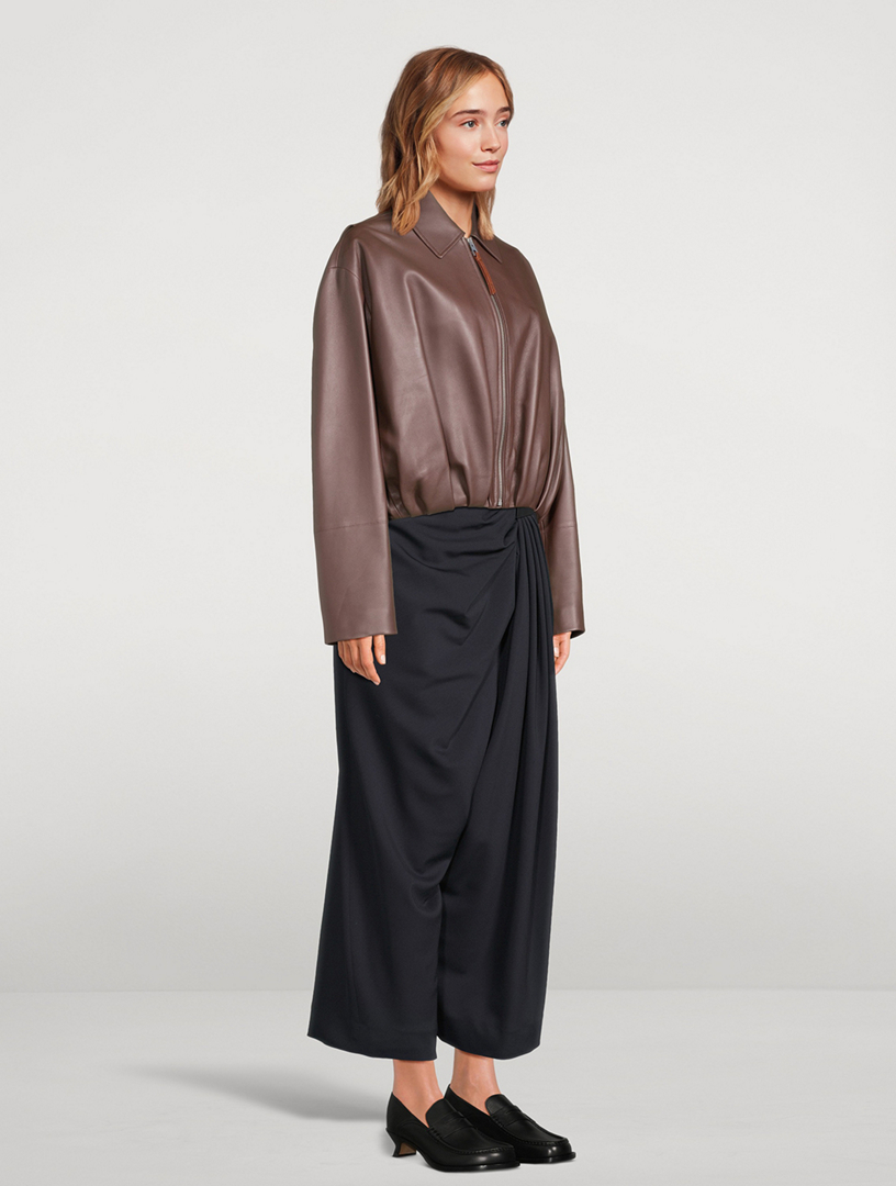 最終価格【LOEWE】art draped press coat LOEWE Cotton And Silk