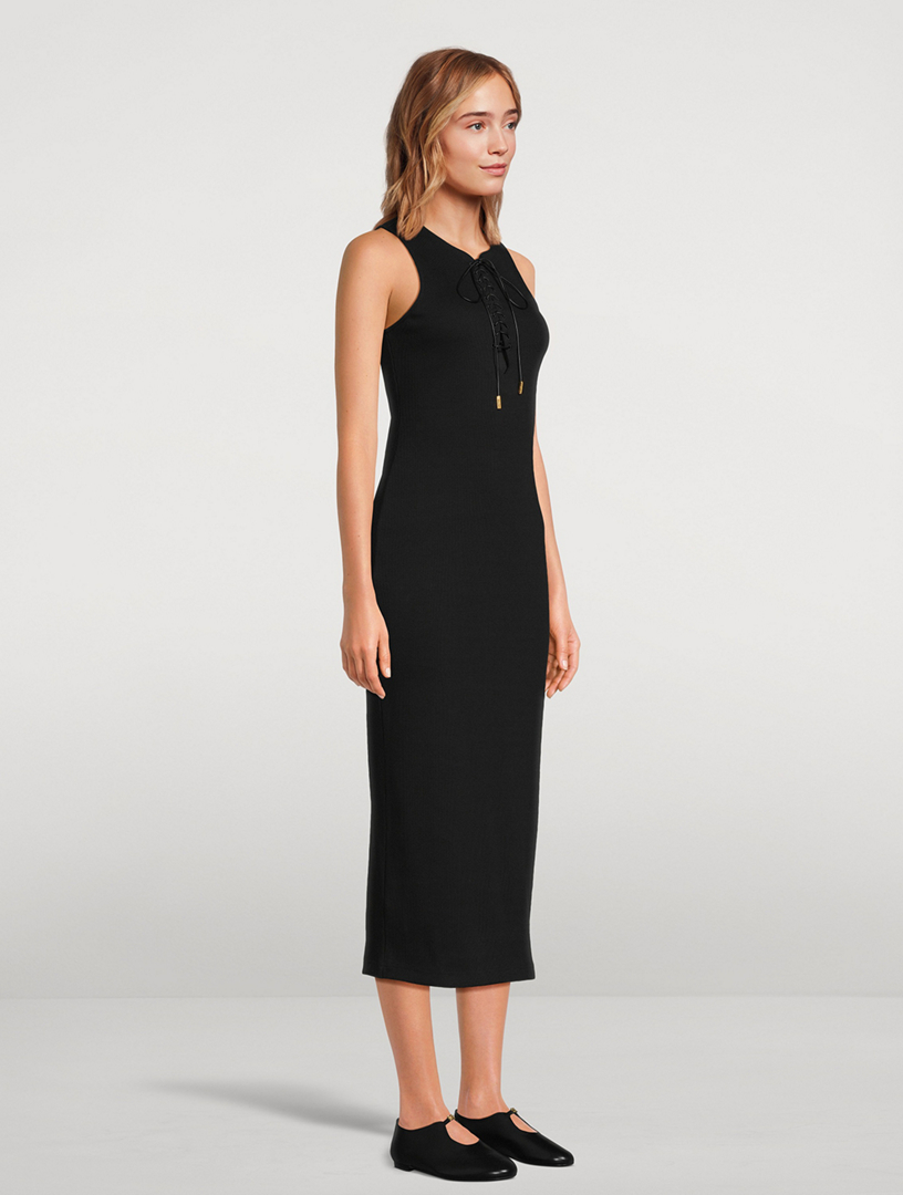 chinese dress ladies Lace-Up Tank Dress – Antonioli.eu