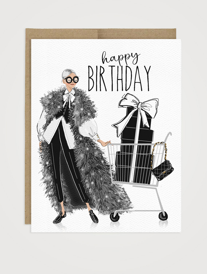 Shopping Birthday Greeting Card