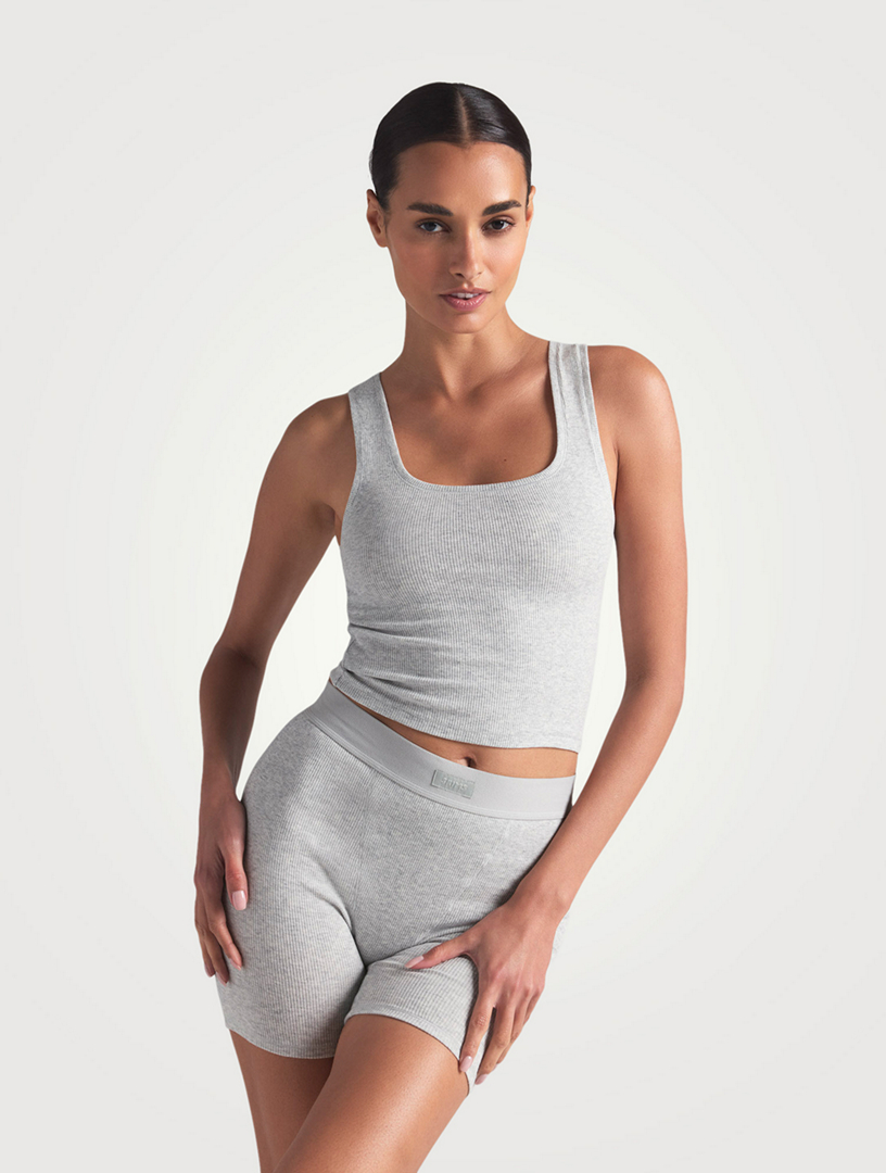 COTTON RIB TANK | SOOT
