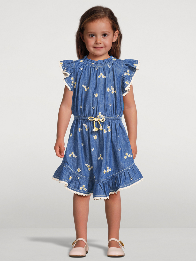 ZIMMERMANN Lucky Denim Flip Dress | Holt Renfrew