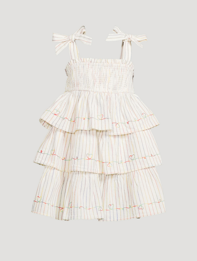 Robe en denim à rayures Rhiannon