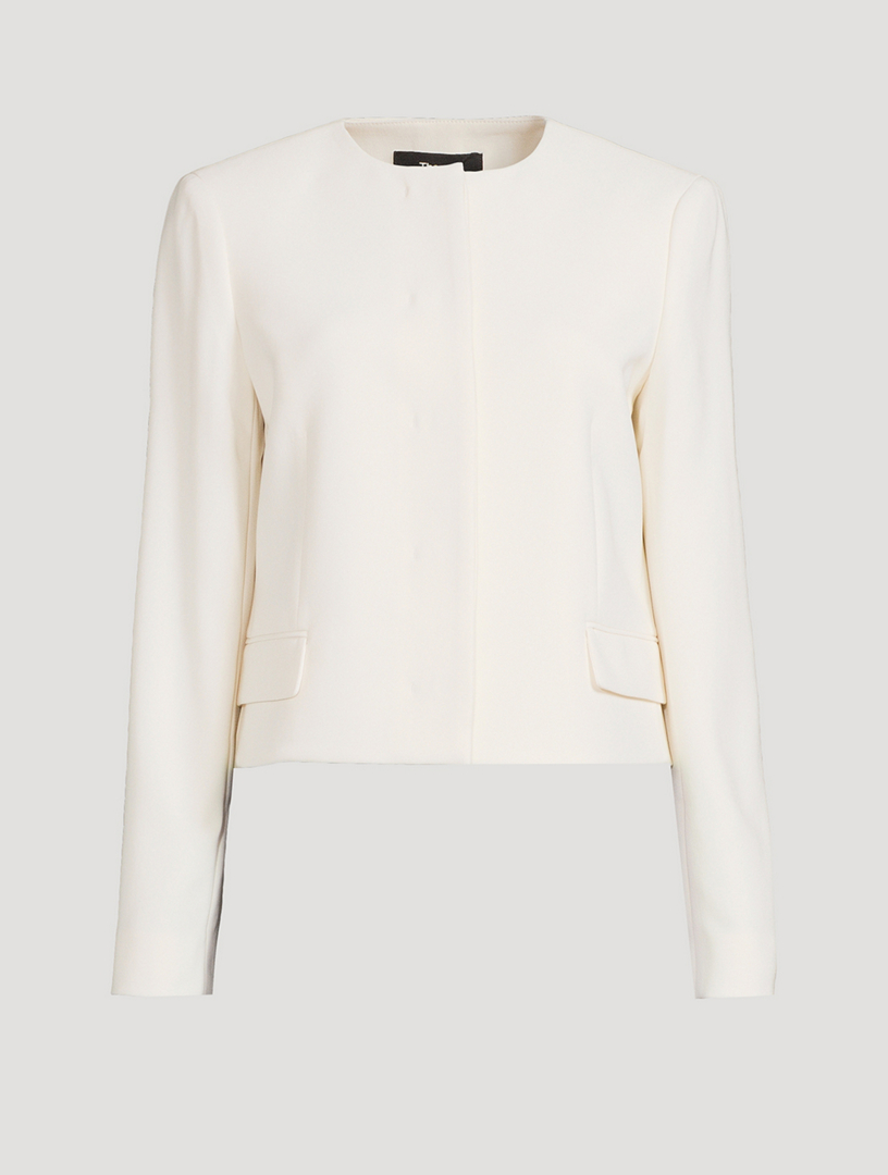 THEORY Admiral Crêpe Jacket | Holt Renfrew