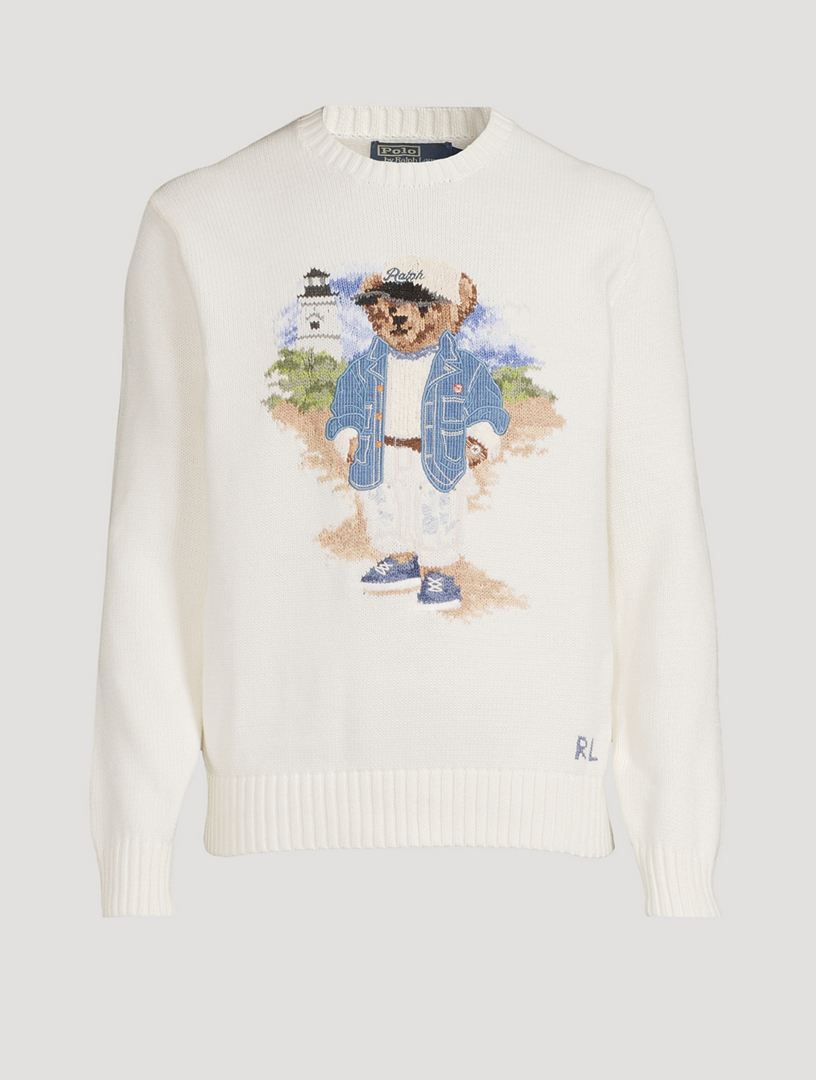 Polo Bear Intarsia Sweater