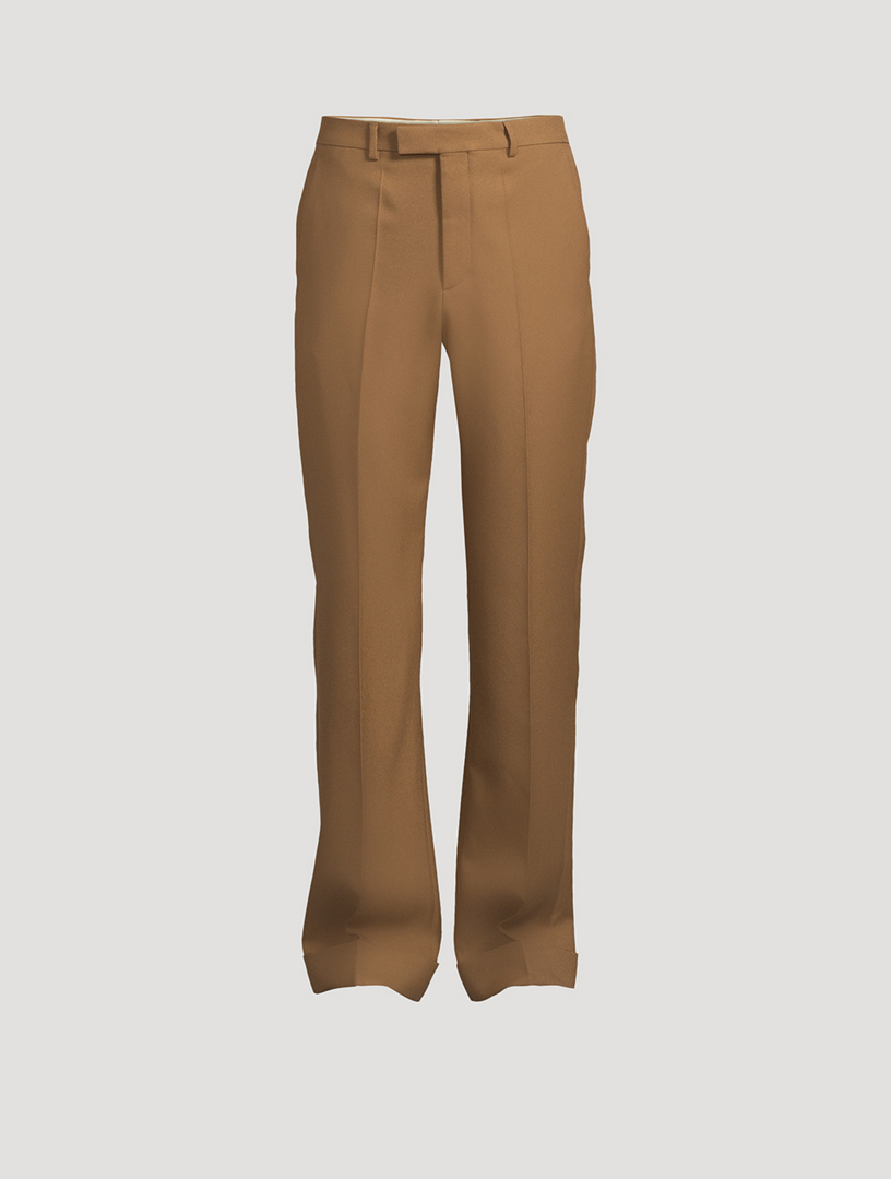 Pantalon à taille haute en velours