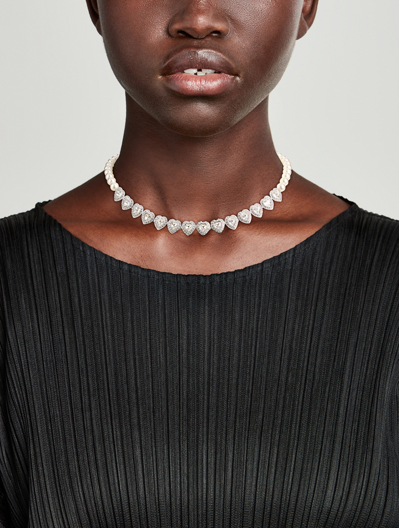 SWAROVSKI Ariana Grande x Swarovski Crystal Tennis Choker Necklace