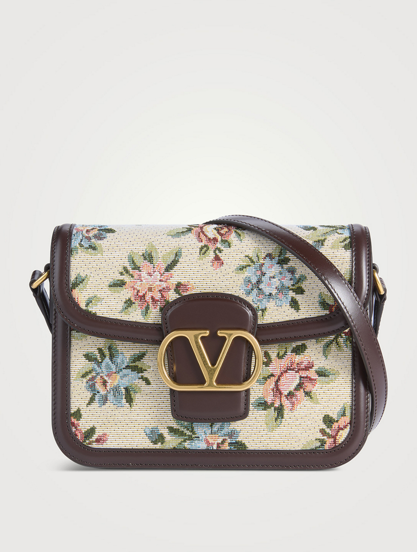 Sac à bandoulière 9TO5 en jacquard floral