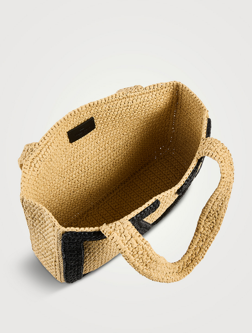 VALENTINO GARAVANI Medium Viva Superstar Raffia Tote Bag