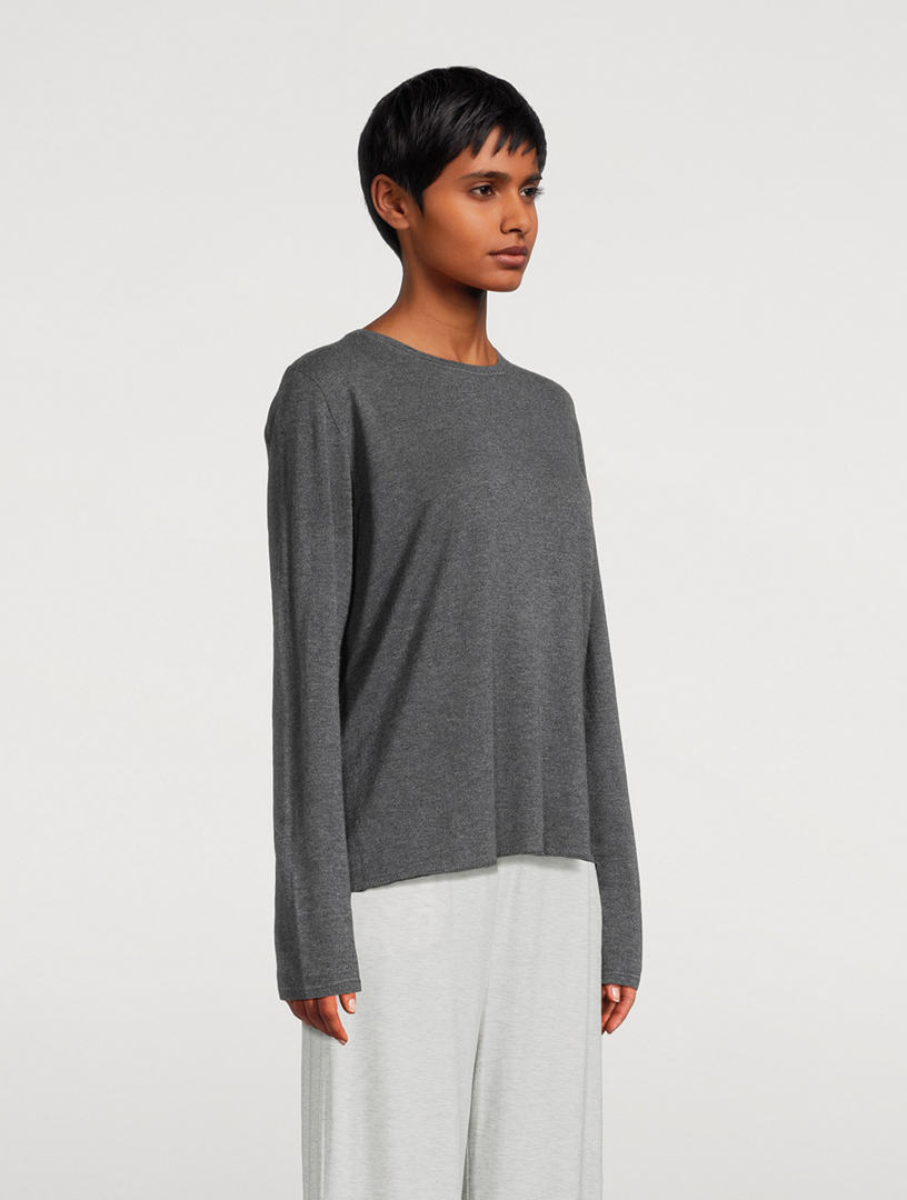 Cashmere Long-Sleeve T-Shirt