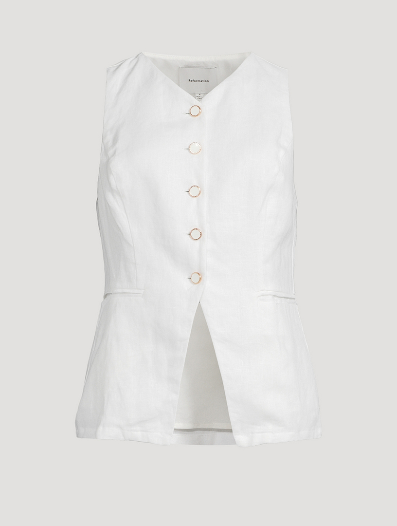 Aspen Linen Vest