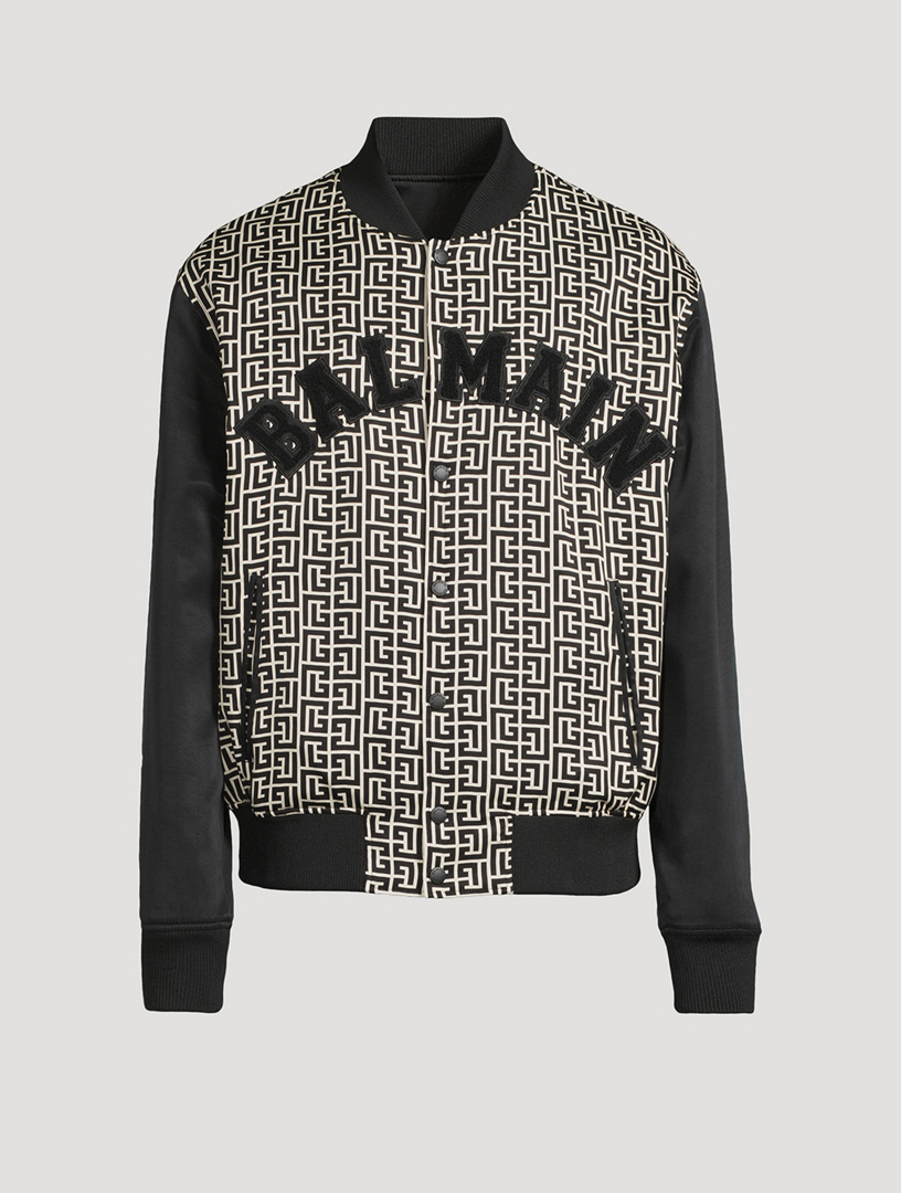 Veste collégiale à monogramme avec écussons