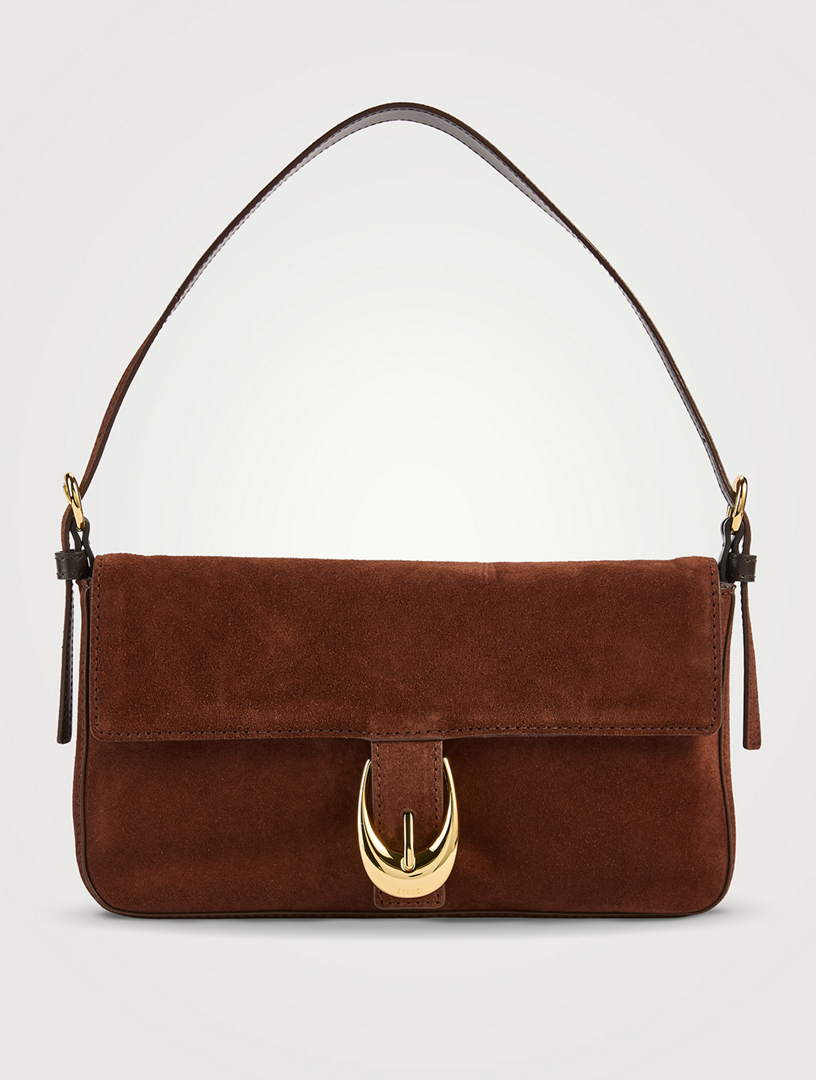 Harlow Suede Baguette