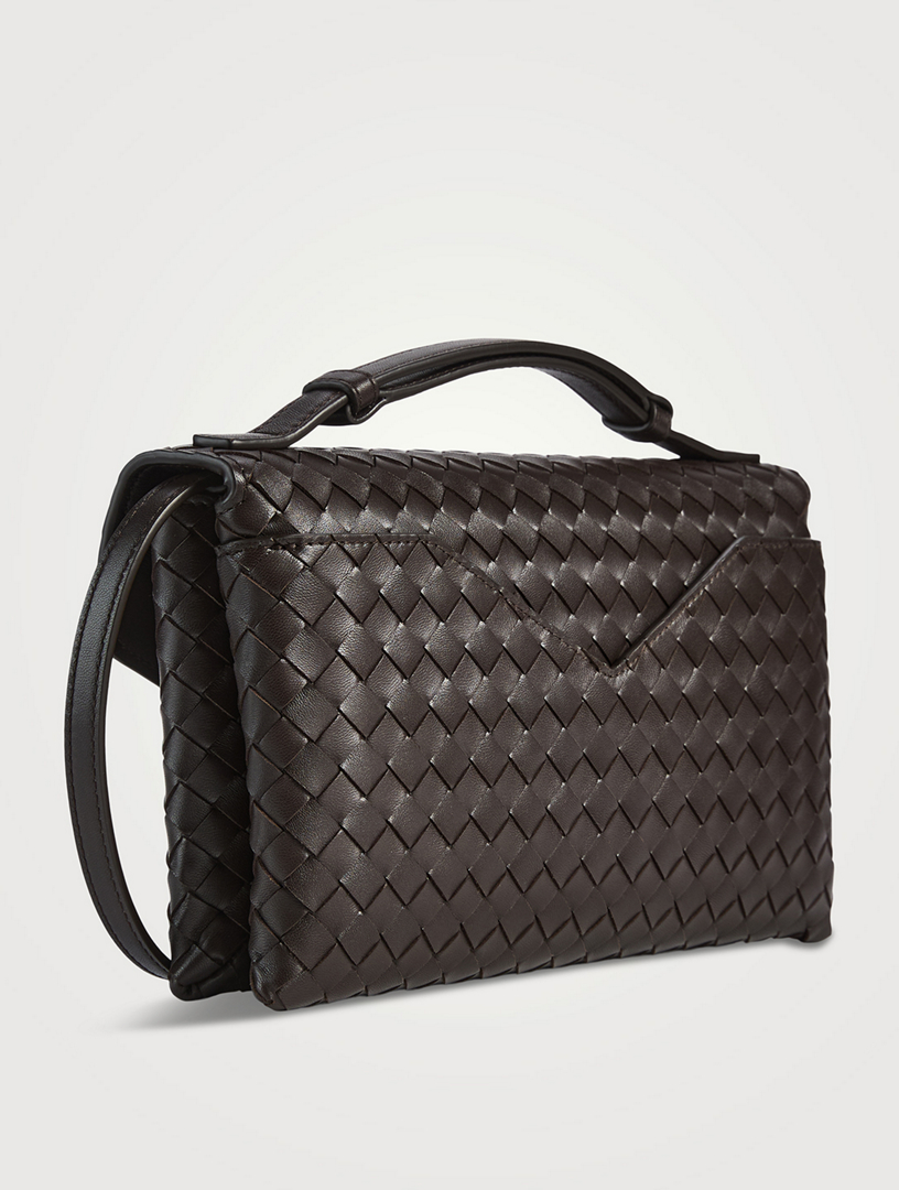 【関税&送料込】Bottega Veneta Knot Lock Bag Shop Bottega Veneta - Knot Lock Intrecciato Leather Top