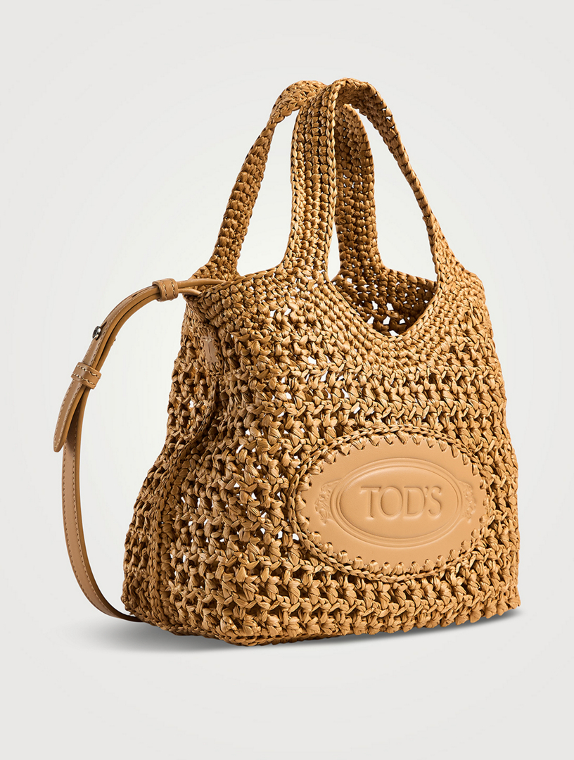 Mini Raffia Tote Bag