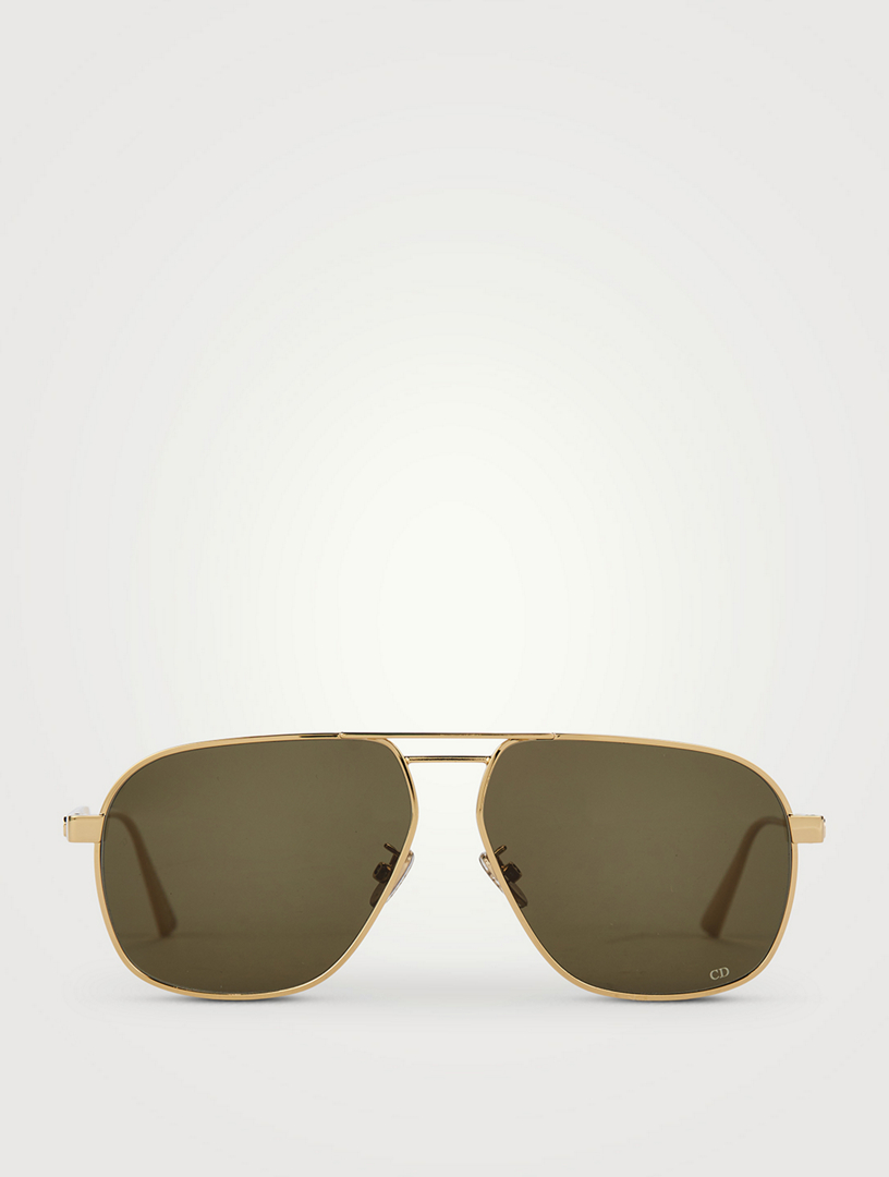 DiorCannage A3U Square Aviator Sunglasses