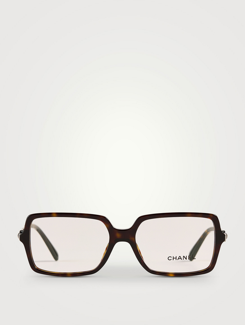 Lunettes de vue à monture large rectangulaire