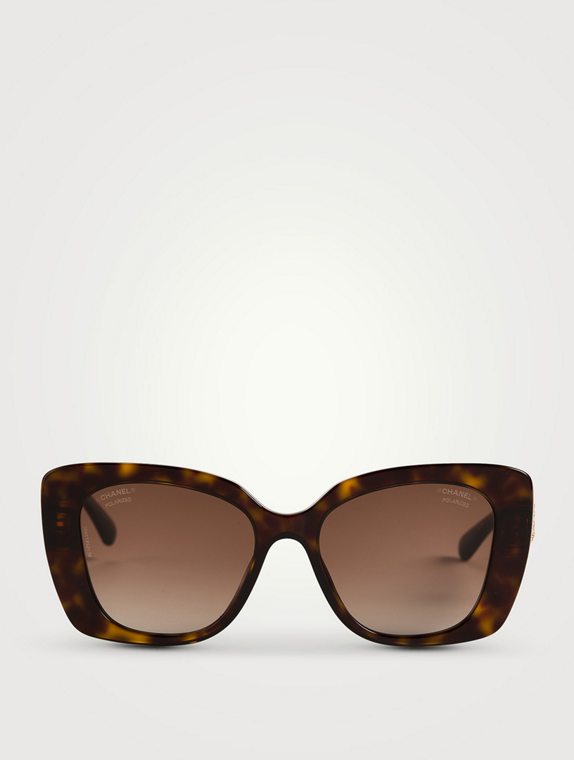 Lunettes de soleil à monture carrée