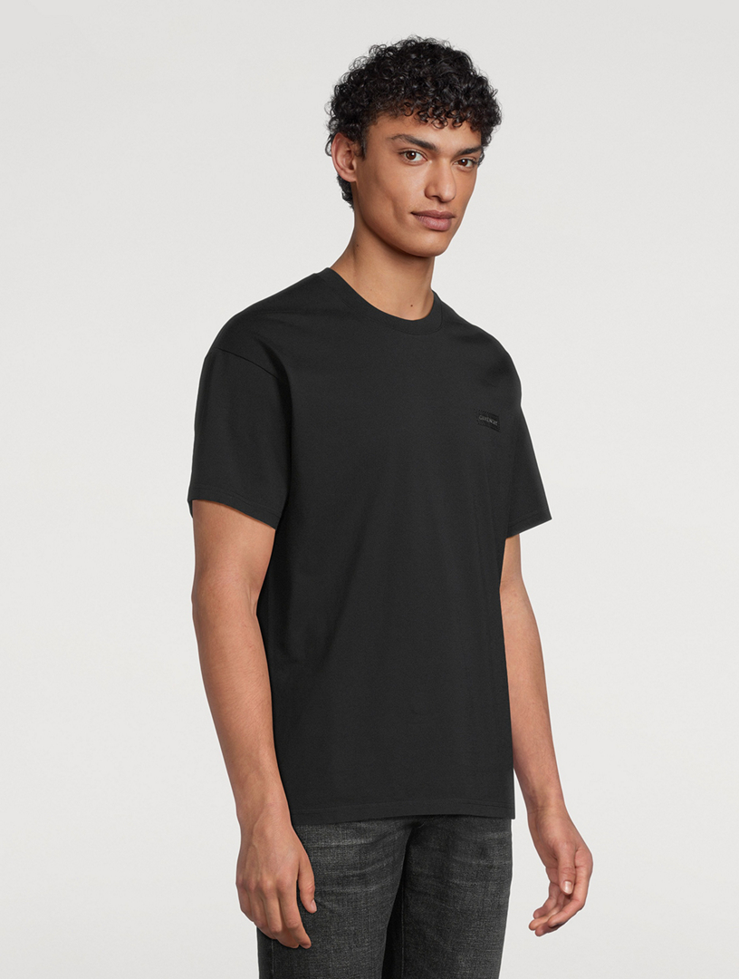Tシャツ・カットソー GIVENCHY cotton t-shirt with logo label GIVENCHY Cotton T-Shirt With Label | Holt Renfrew