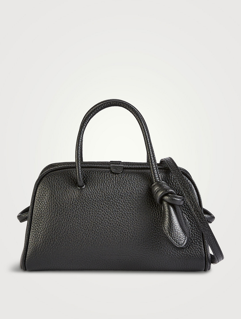 The Small Turismo Leather Bowling Bag