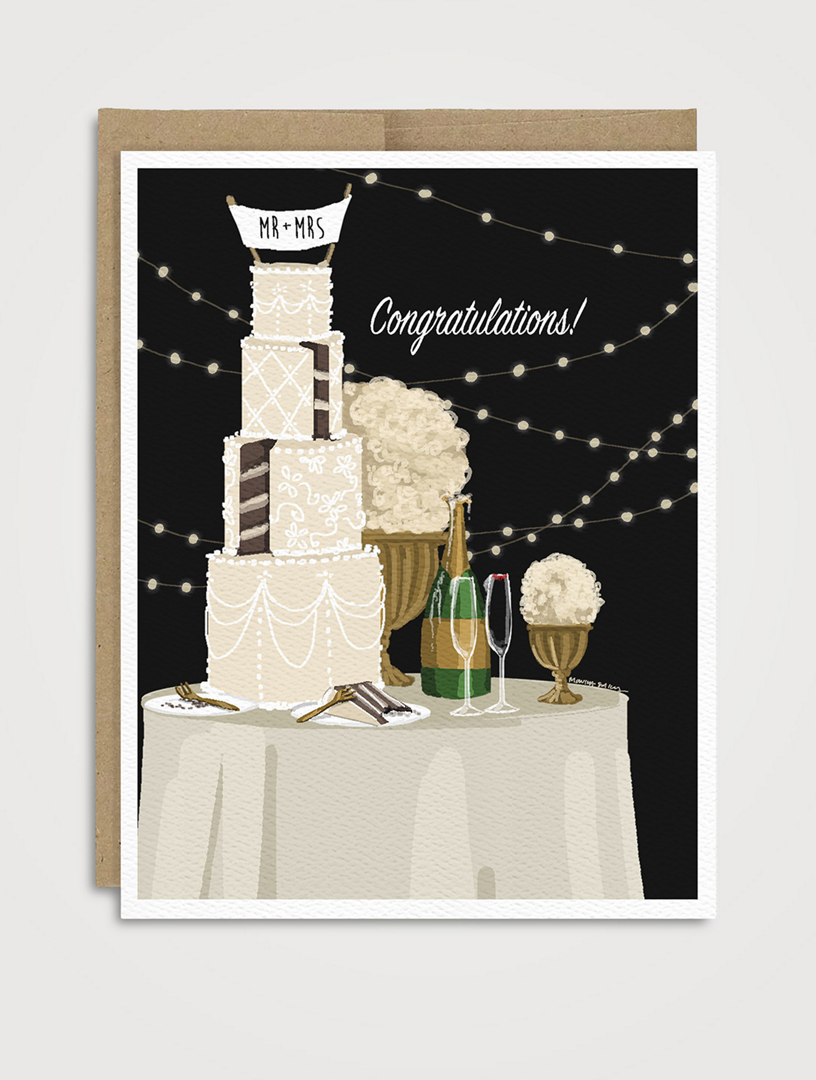 Together Tiers Wedding Greeting Card