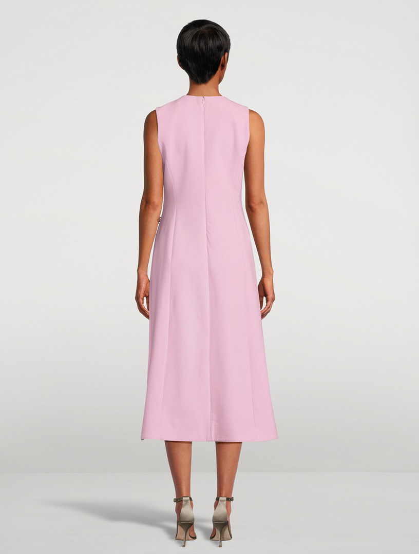 OSCAR DE LA RENTA Butterfly-Embellished Midi Dress | Holt Renfrew