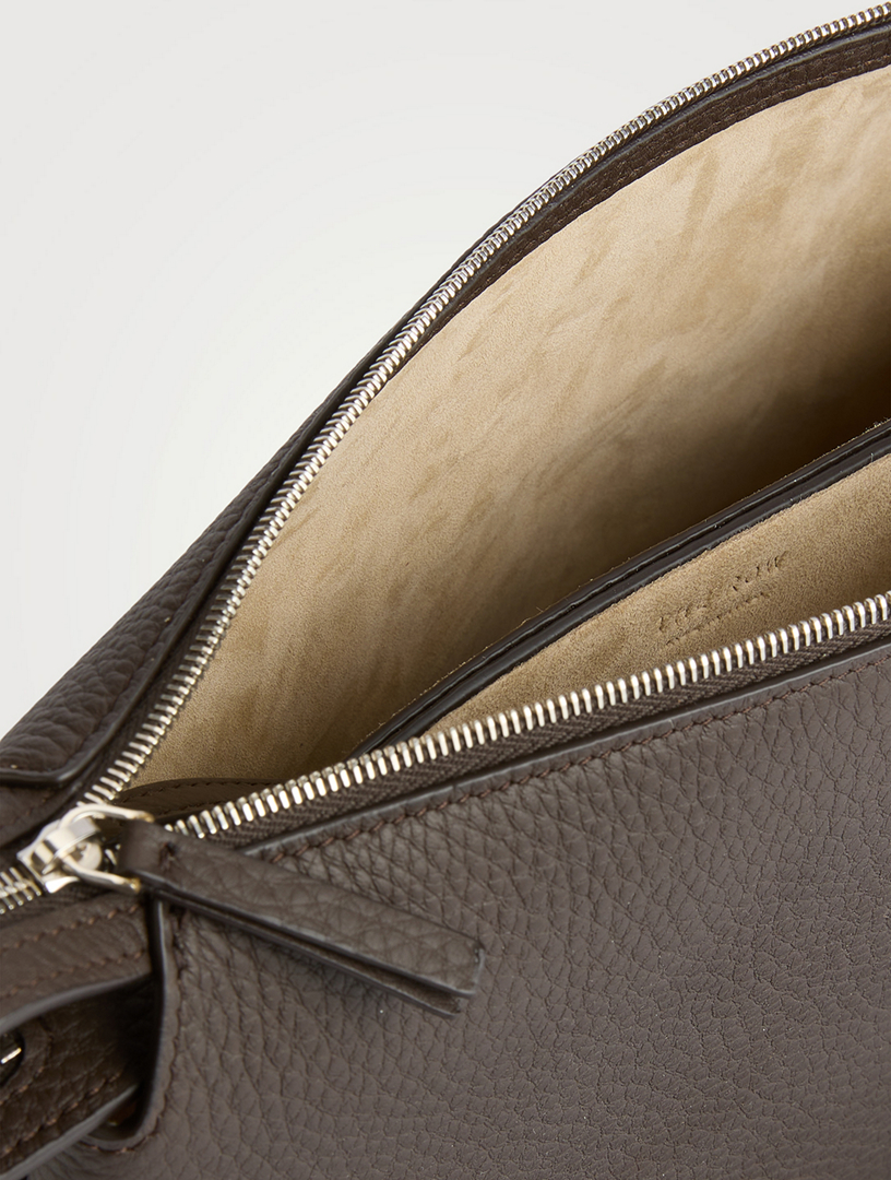 Twin Leather Crossbody Bag