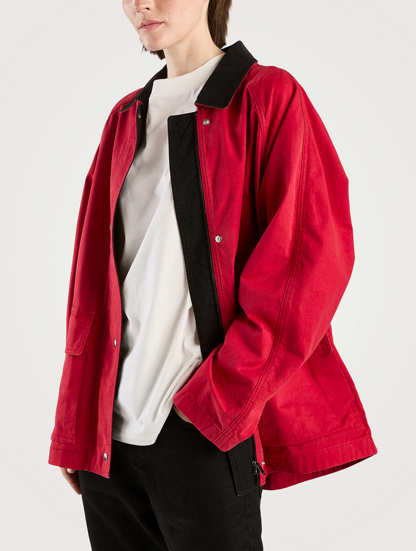 25ss Elodiannaコットンジャケット 8913W3912RED THE ROW Elodianna Cotton Jacket | Holt Renfrew