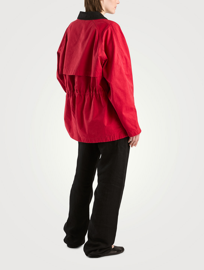 25ss Elodiannaコットンジャケット 8913W3912RED THE ROW Elodianna Cotton Jacket | Holt Renfrew