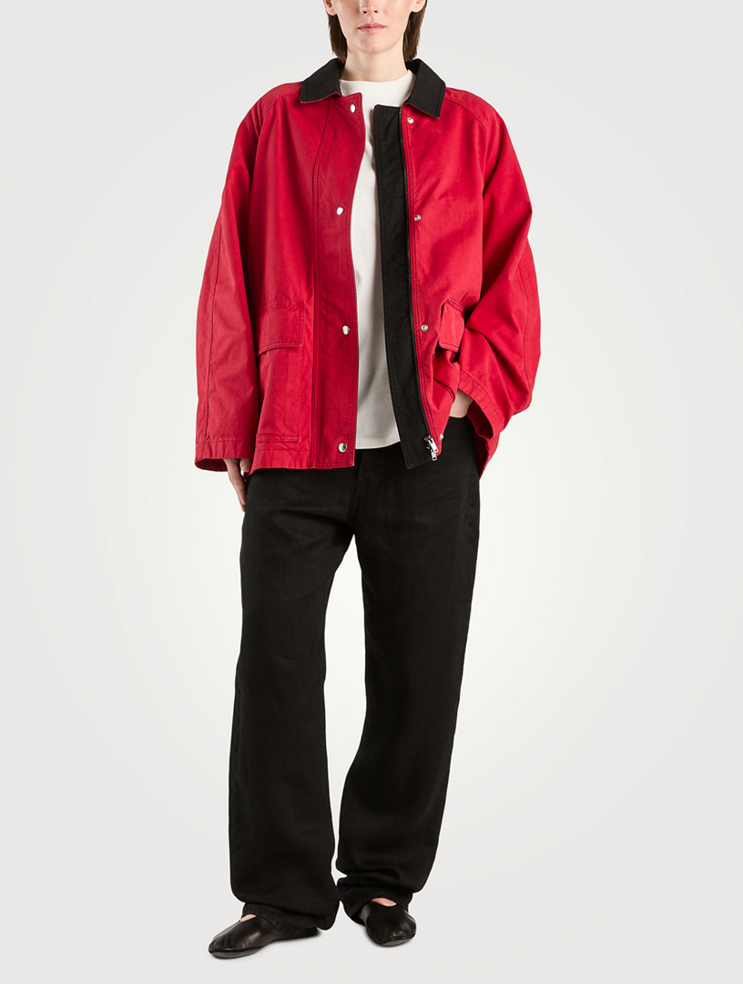 25ss Elodiannaコットンジャケット 8913W3912RED THE ROW Elodianna Cotton Jacket | Holt Renfrew