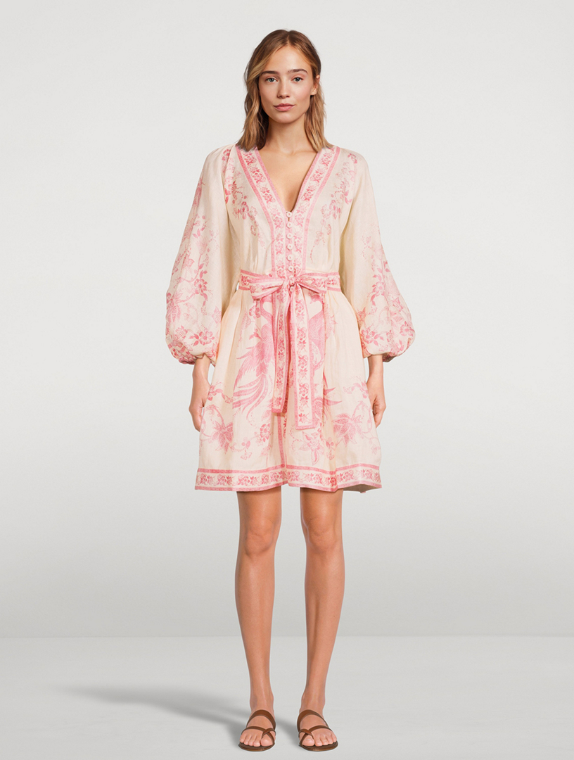 ワンピース ZIMMERMANN Woman Dress Pink 1736DRS252 PIF ZIMMERMANN for Women | Designers | Holt Renfrew