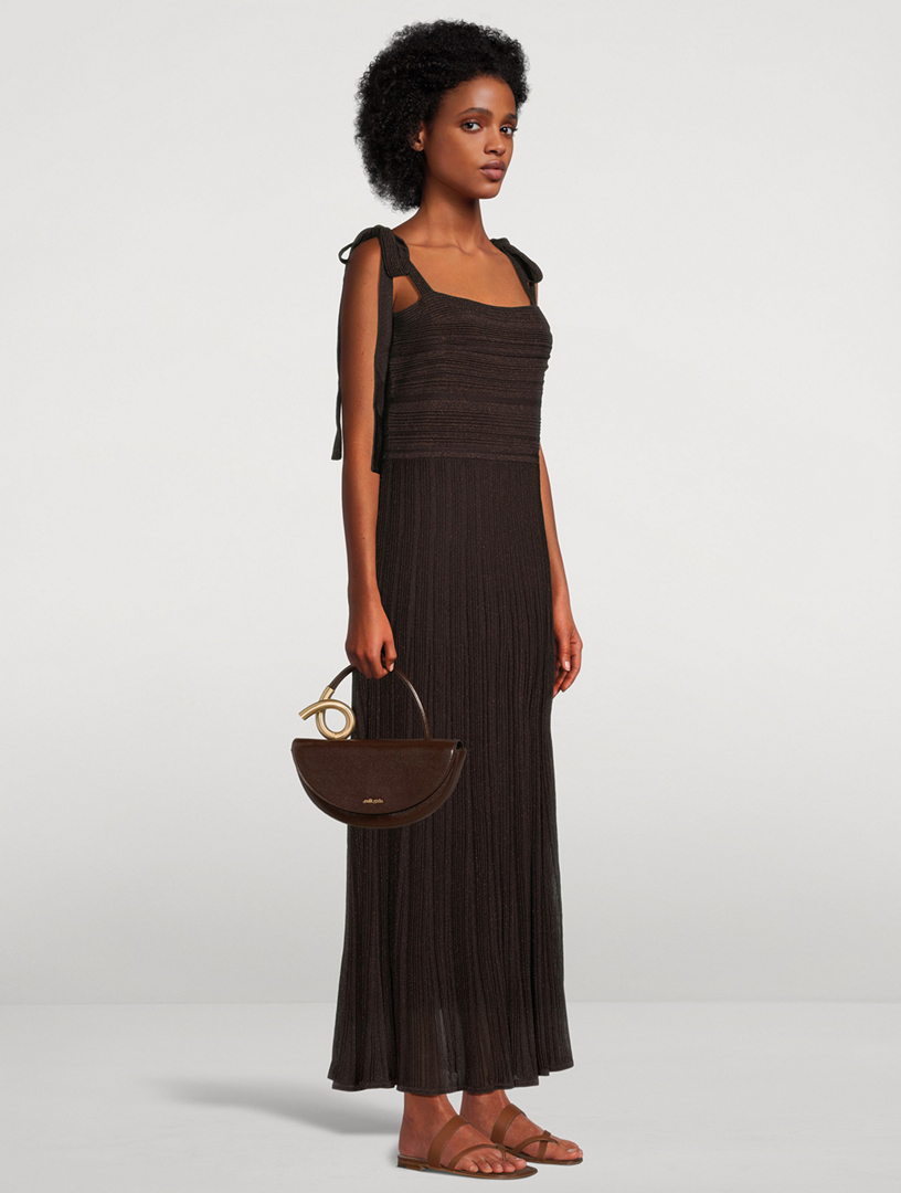 【Zimmermann】Lucky knitted midi dress Lucky Lace Knit Dress Cream Online | Zimmermann
