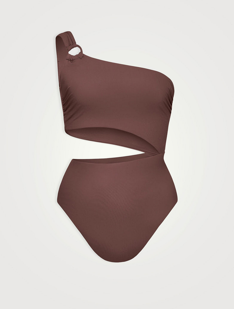Sculpt One-Shoulder One-Piece Swimsuit