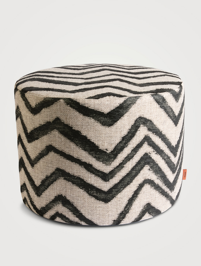Graffiti Round Ottoman