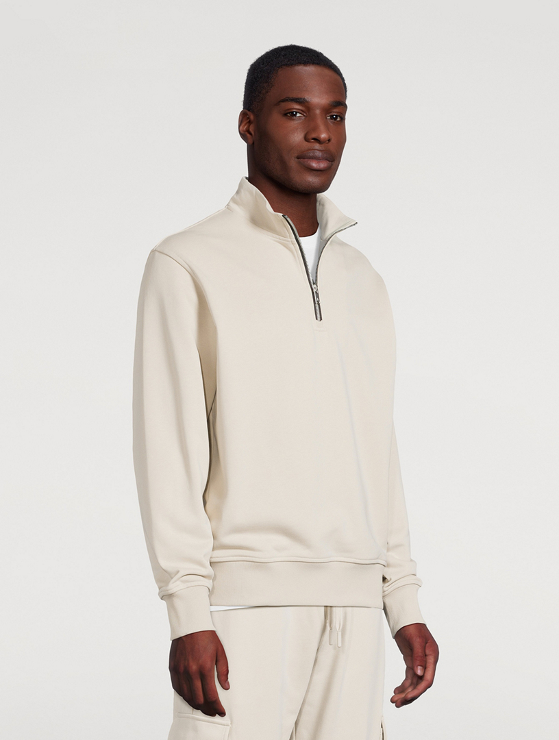 MOOSE KNUCKLES Hartsfield Quarter-Zip Sweater | Holt Renfrew