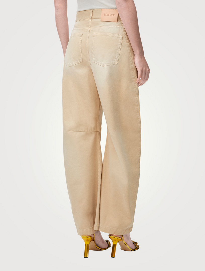 【LOEWE】Paulas Ibiza Barrel Trousers LOEWE Loewe x Paula's Ibiza Barrel-Leg Jeans | Holt Renfrew