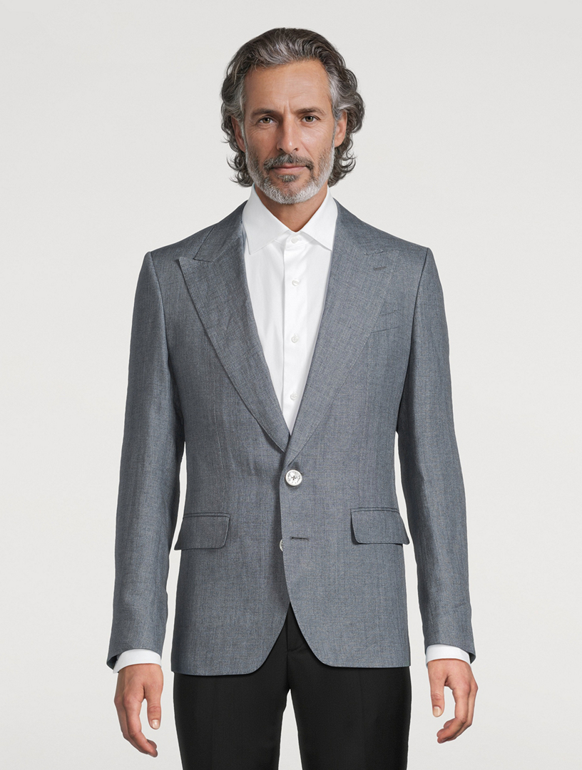 DOLCE GABBANA Veston en lin délavé Holt Renfrew