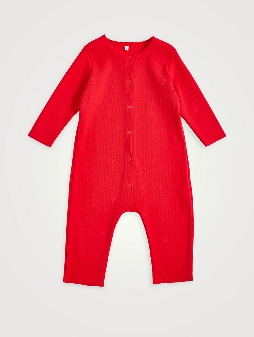 Grenouillère côtelée pour bébé