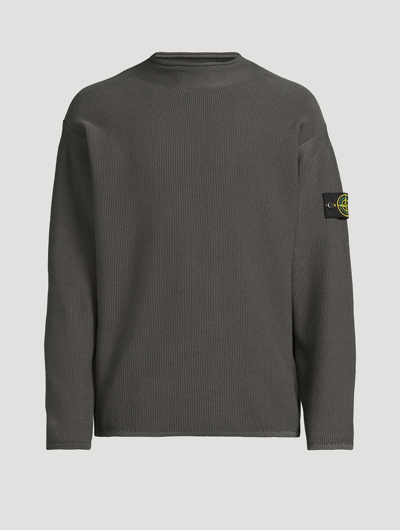 STONE  mockneckknit ニットセーター STONE ISLAND Cotton And Nylon Mockneck Sweater | Holt Renfrew