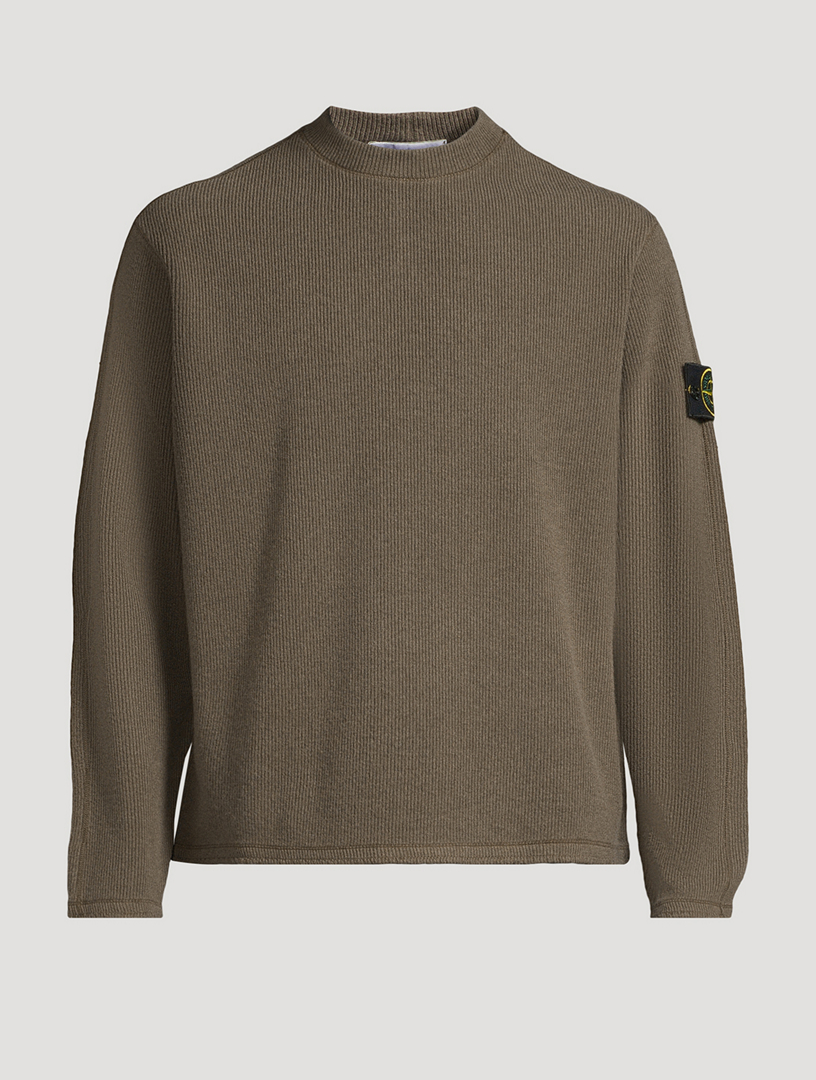 Wool-Blend Crewneck Sweater