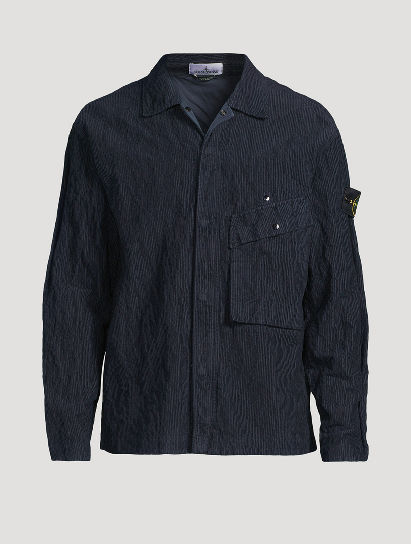 STONE ISLAND Cotton And Nylon Corduroy Overshirt | Holt Renfrew