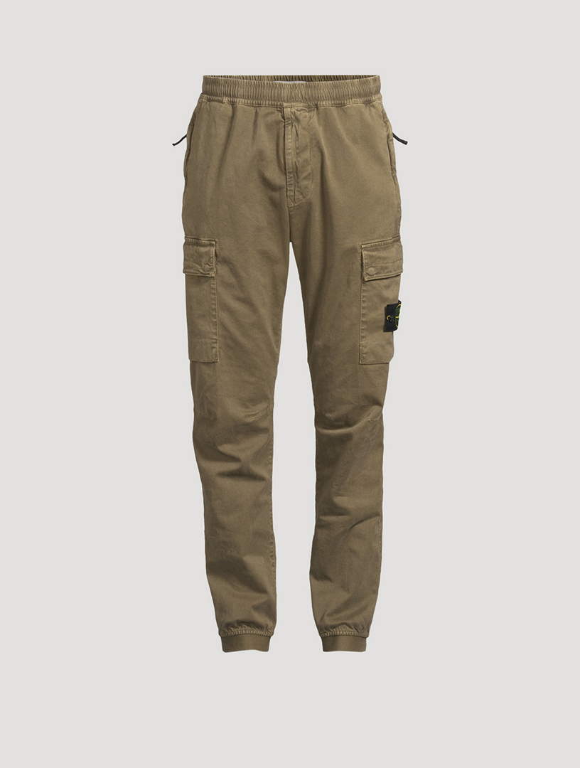 Stretch Cotton Cargo Pants