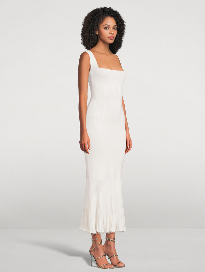 GALVAN Atalanta Knit Midi Dress