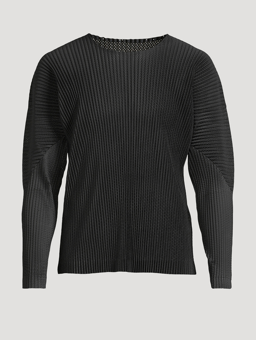 HOMME PLISSÉ ISSEY MIYAKE Light Mesh Long-Sleeve T-Shirt | Holt