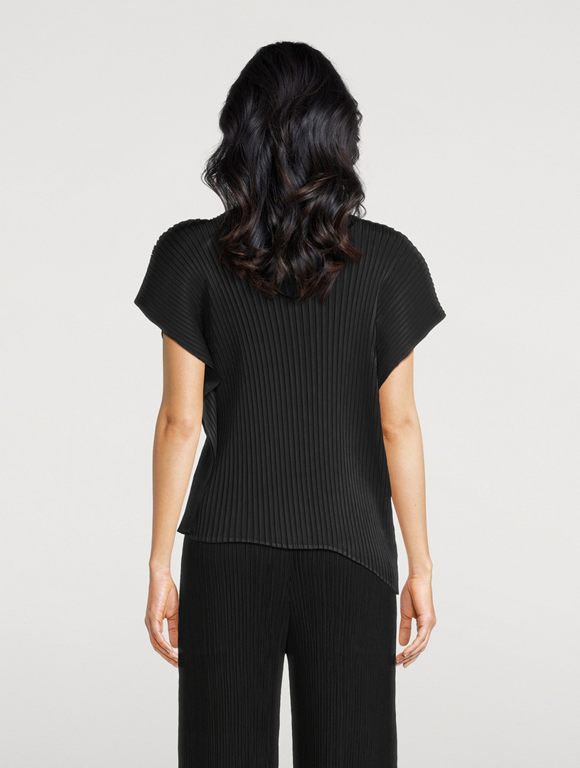 ISSEY MIYAKE Shadow Study Pleats Solid Top | Holt Renfrew