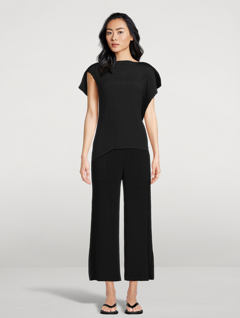 ISSEY MIYAKE Shadow Study Pleats Solid Top | Holt Renfrew