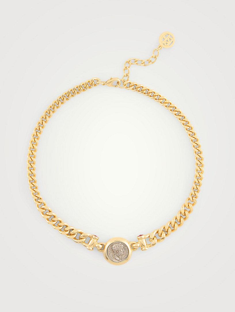 【定価45000円】　NY発　BEN　AMUN　 Coin Necklace BEN-AMUN Giovanni Coin Chain Necklace | Holt Renfrew