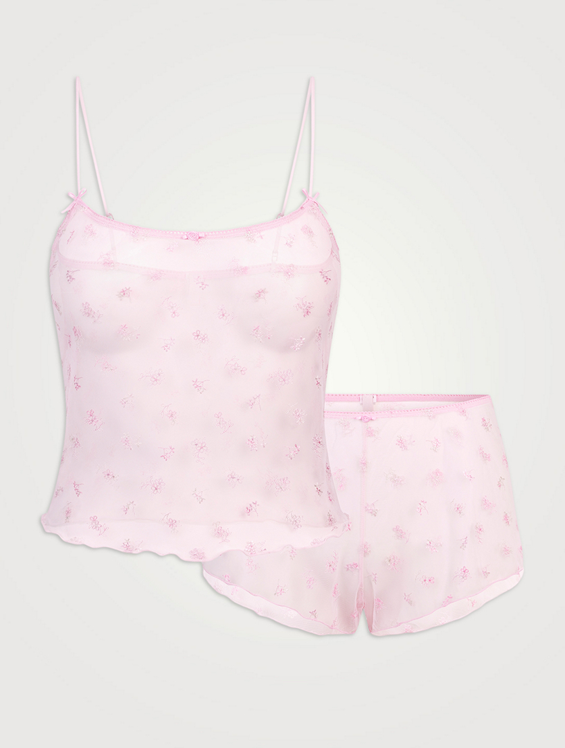 Spring Intimates Cami And Shorts Set