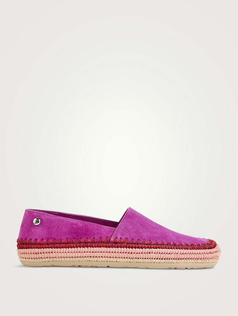 Loewe x Paula's Ibiza Rio Suede Espadrilles