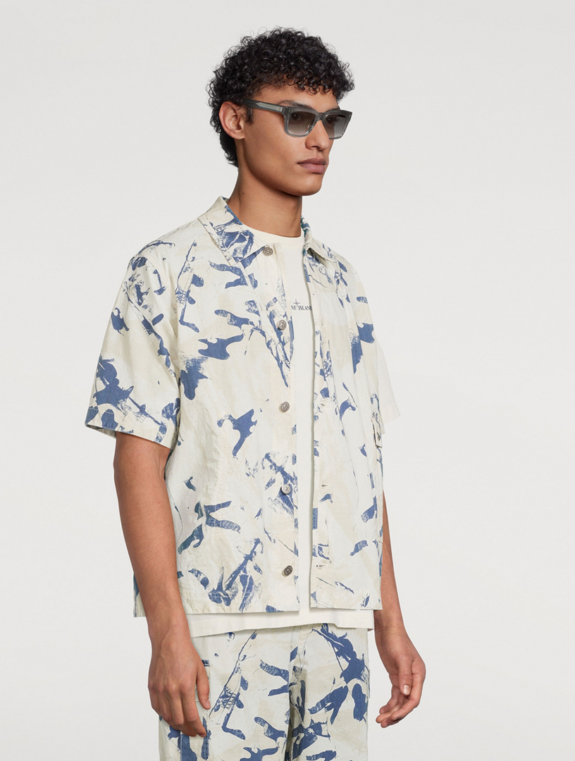 JACQUES MARIE MAGE Torino Square Sunglasses | Holt Renfrew